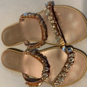 Badgkey Mischka Jewel Sandals